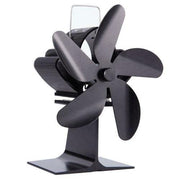 5 Blade Heat Powered Silent Fireplace Stove Fan