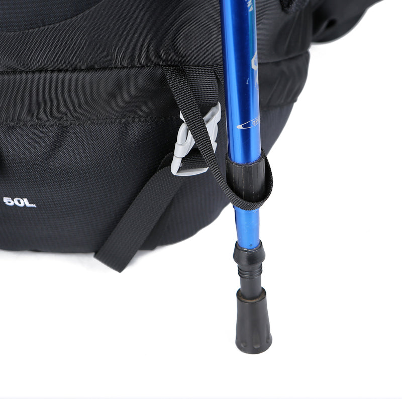 50L Tramping Pack Back Pack Bag Black Paktec.nz