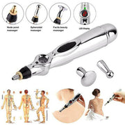 Electric facial massager with interchangeable heads and LED display for beauty and wellness