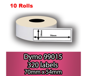 'Dymo Compatible Printing White Label 70x54mm-10 Rolls