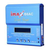 iMAX B6AC professional balance charger and discharger with blue casing and digital display