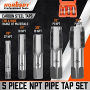 HCS Taper NPT Pipe Thread Tap Set