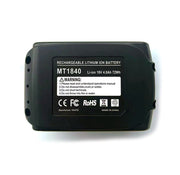 MT1840 Rechargeable 18V 4.0Ah Lithium Ion Battery Pack