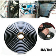 Roll of black automotive sealing tape for car door and headlight waterproof protection.