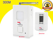 DARH X800 wireless chime receiver and X50 detector with 12 month warranty
