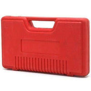 Red hard shell protective carrying case for electronics and tools