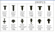 Shield Retainers Clips Trim Rivets 280pcs