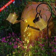 Solar Outdoor Garden Light LED Watering Can String Lights Lamp