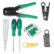 Network Ethernet LAN Kit Cable Tester Crimper Plier Tool
