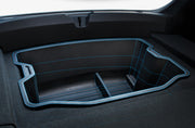 Black waterproof rubber car boot liner tray for trunk protection