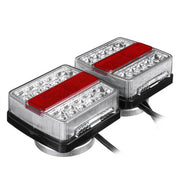 Trailer Tail Lights 7 Pin flat Magnetic 16 LED