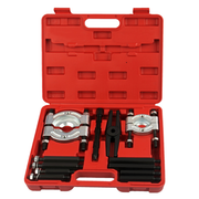 Professional ball joint separator tool set in a red heavy-duty carrying case.