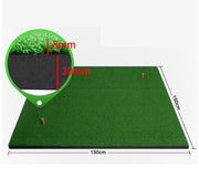 PGM Golf Practice Mat Hitting Mats 1.5M x 1.5M