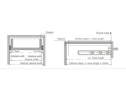 550mm Drawer Runner Soft Close