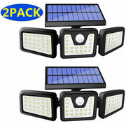 Solar Wall Lights 74 LED Sensor Wall Lamp