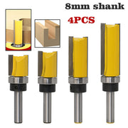 Flush Trim Router Bit 8mm Shank Pattern Set