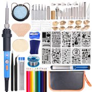 78Pcs Pyrography Kit Wood Burning Pen