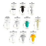 Shield Retainers Door Panel Retainers Clips 210pcs