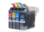 4 PACK LC233 Compatible Ink Cartridge for Brother Printer