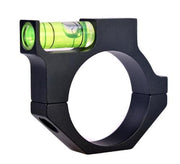 Black matte bubble level spirit level tool for precision leveling.