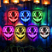 Glow LED Party Costume Mask Halloween Masks