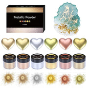 6 Metallic Pigment Powder Cosmetic Soap Nail Candle Pigment