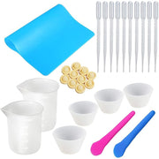 Resin Casting Craft Molds Silicone Resin Measuring Cups Tool Kit