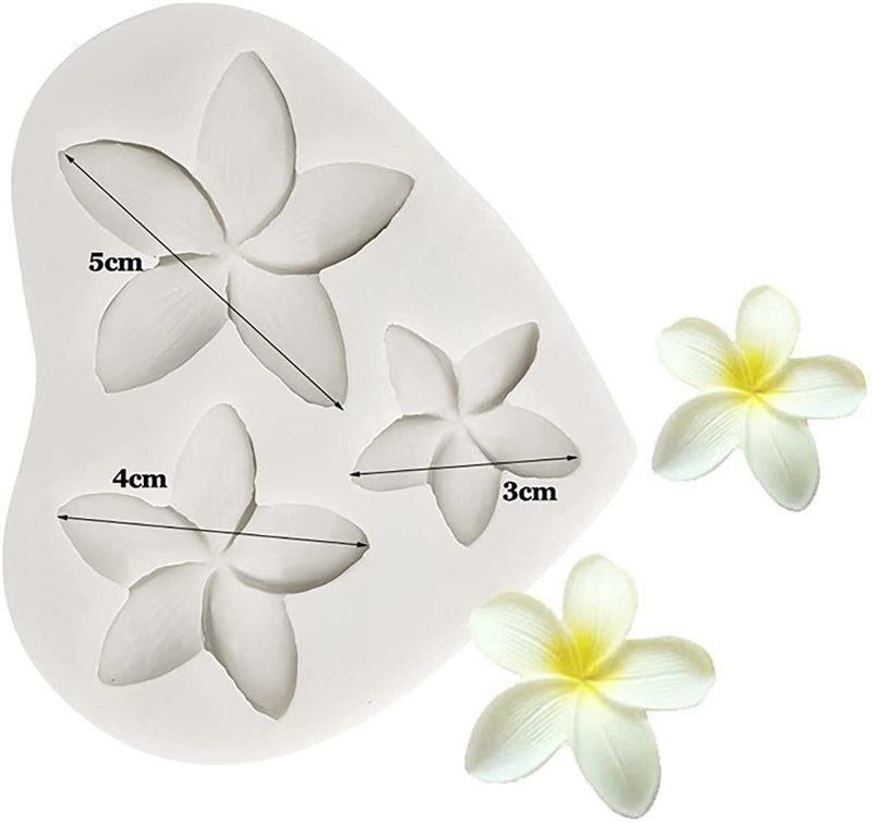 Ruluti 1pc Gâteau Fleur Fondant Moules En Silicone, Moule