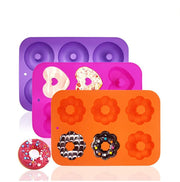 3 Style Silicone Moulds Cake Donut Molds Set