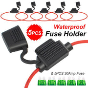 Inline Automotive Blade Fuse Holder
