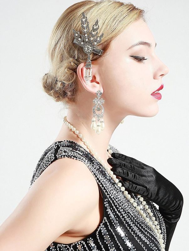 Open gallery Gatsby Flapper Hairclip B0265SV0 Carousel 1 Description 1 ...