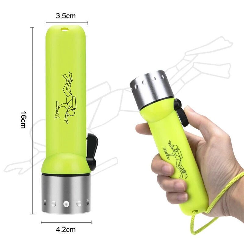 Diving Flashlight Scuba Dive Torch – Paktec.nz