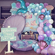 Mermaid Birthday Party Decoration Balloons Garland Wedding Decorations