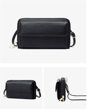 RFID Blocking Wallet Cell Phone Shoulder Purse