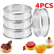 Tart Rings Mousse Cake Mold Pastry Muffin Mould Baking Circle Cutter