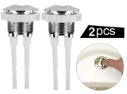 2pcs 38mm Dual Push Toilet Cistern Flush Button