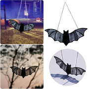 Bat Glass Window Wall Hanging Halloween Ornament