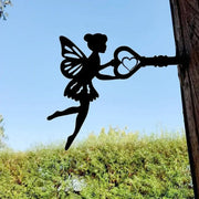 Metal Arts Garden Sculptures Fairy Elf Ornament
