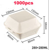 Food Containers Takeaway Box 1000pcs