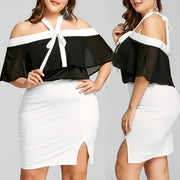 Off Shoulder Halter Boutique Party Dress Womens Clothing Size 22