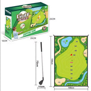 Golf Chipping Game Darts Mat Set Family Party