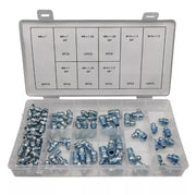 110pcs Metric Hydraulic Grease Nipple Fitting Set