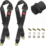 Universal Lap Seat Belt 2 Point Adjustable Safety Harness Kit