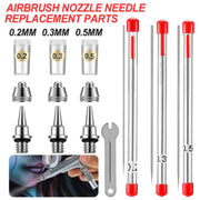 Airbrush Spray Gun Nozzle Needle Replacement