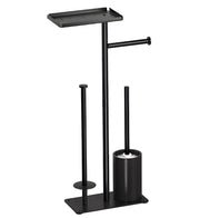 Free Standing Toilet Paper Roll Holder Stand