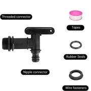 Water Butt Tap 3/4" Outlet Tap Rain Water Dispenser Replacement Spigot