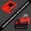 Power Source Charger for Milwaukee/ M18 Battery Adapter