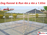 Dog Run 4x4x1.82m With Roof