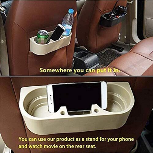 Car Seat Storage Box with Cup Drink Holder and Coin Case – PrettyDangCool