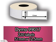 Dymo Compatible Printing WhiteLabel51x12.5mm